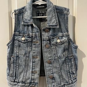 Girls denim vest